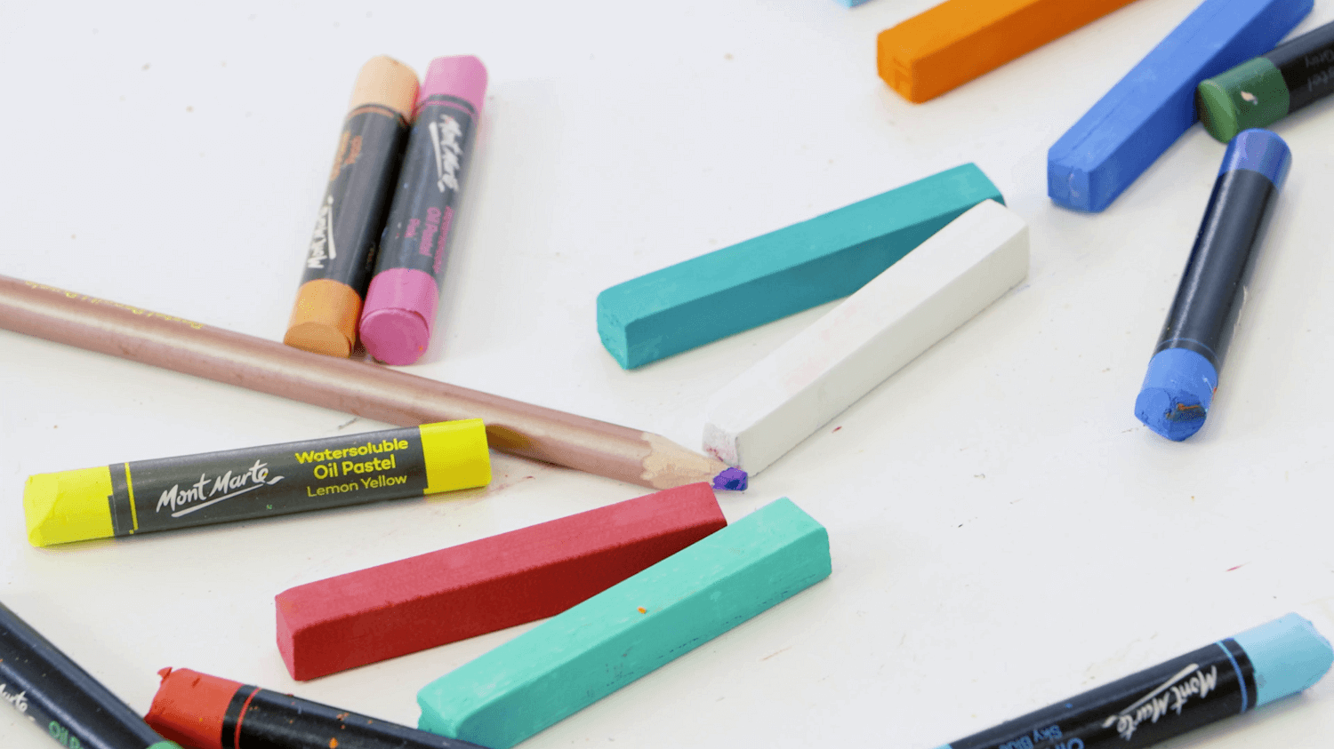 My Favorite Paint Sticks, Gel Crayons and Oil Pastels