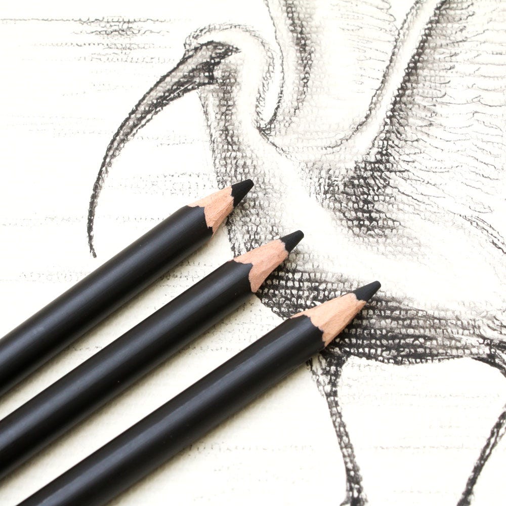 Professional Sketch Pencils Set Charcoal Soft/Medium/Hard Carbon Pencil  White Drawing Graphite Charcoal Pencils Set