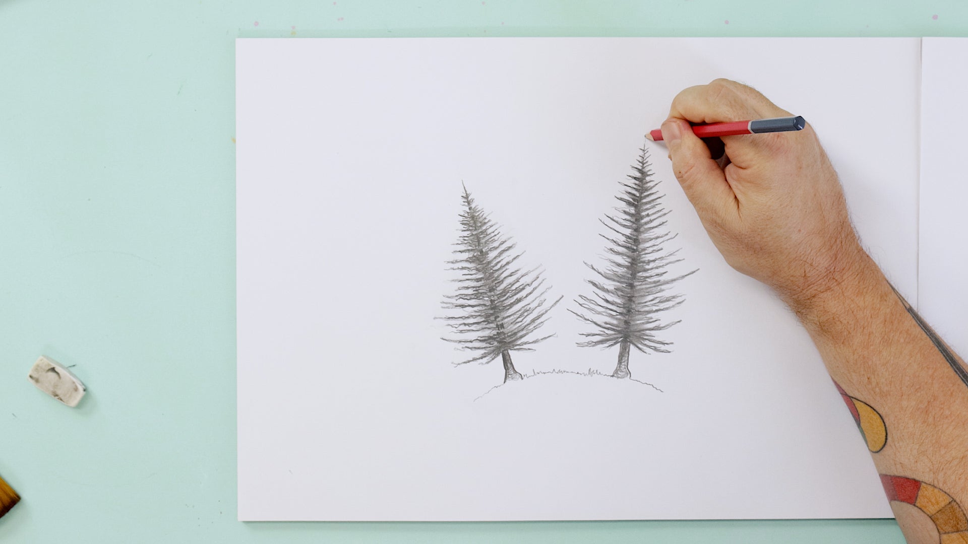 How to Draw Trees with Markers