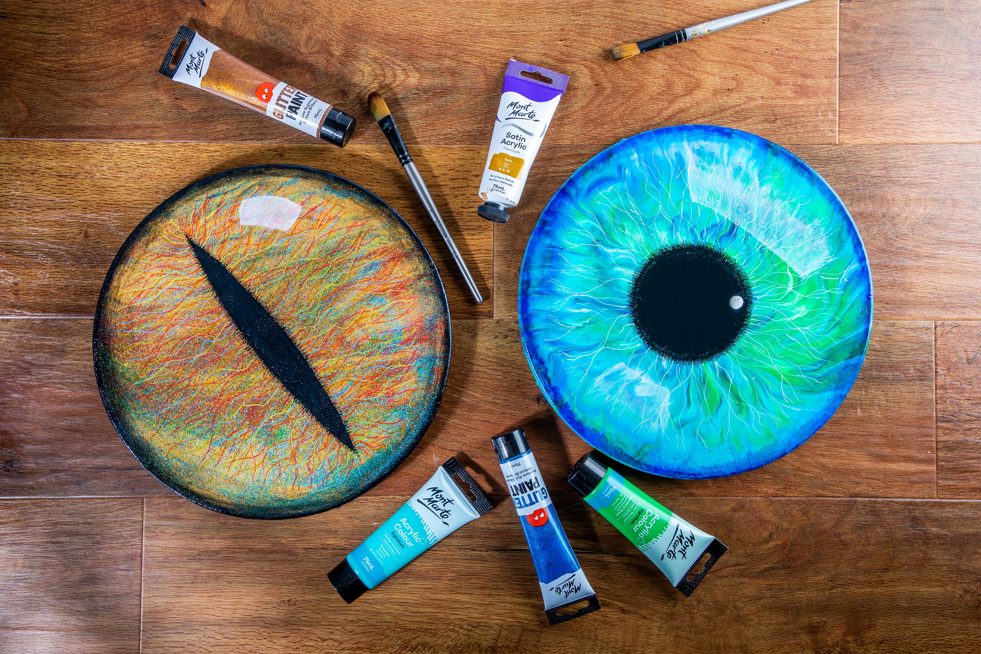 Crafts Idea - How To Paint Dragon Eyes