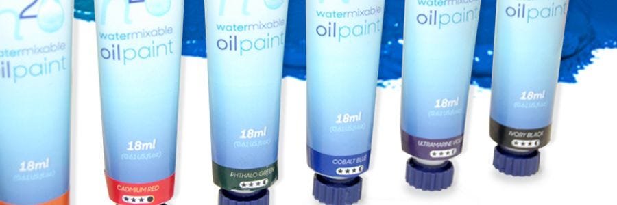 Mont Marte Water Mixable Oil Paint 37ml Tubes Premium H2O Tubes