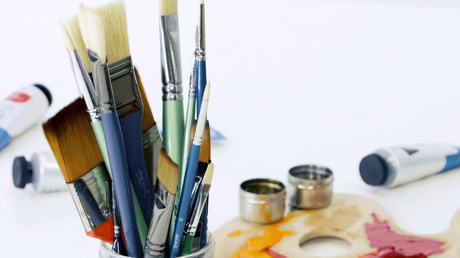 Paint Brushes Oil Painting Art  Art Supplies Oil Paint Brushes