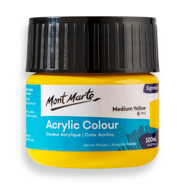 Acrylic Colour Paint Signature 75ml (2.5 US fl.oz) Tube - Lemon Yellow –  Artbeat