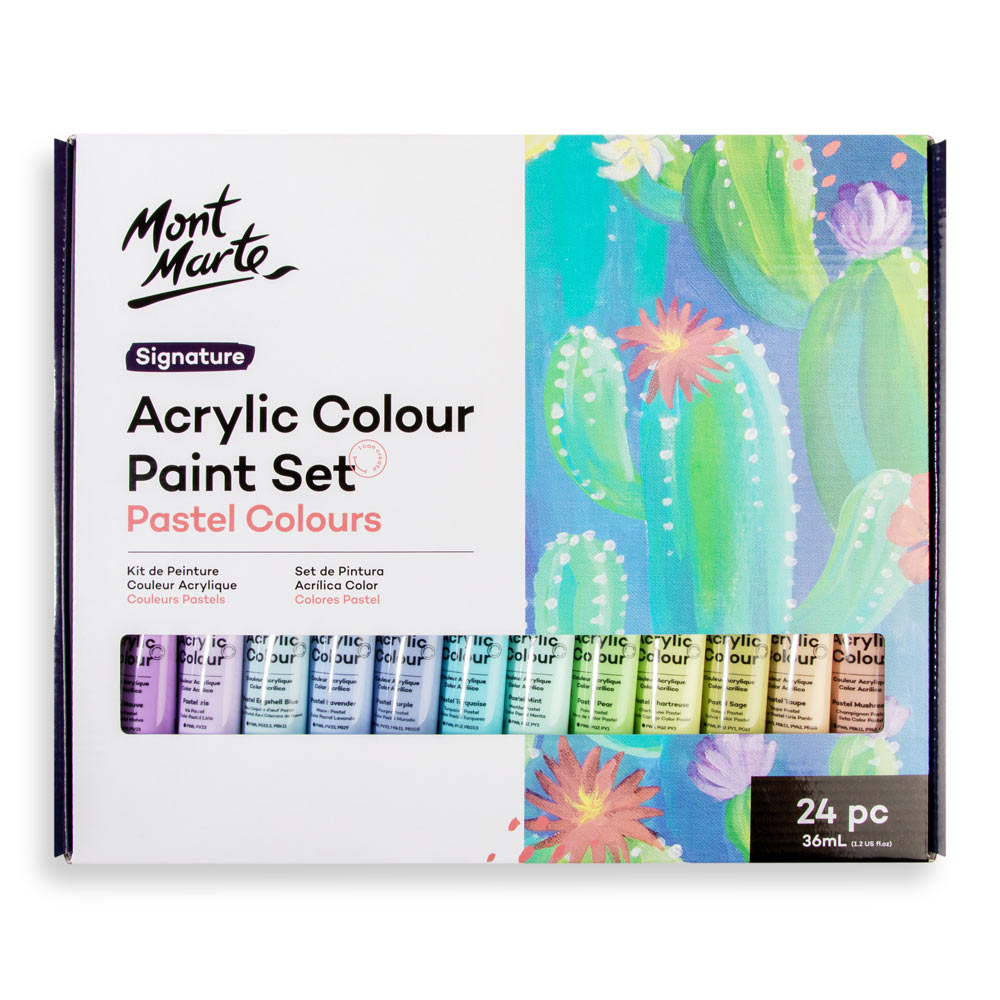 Mont Marte Signature Acrylic Paint Set 24 Colors