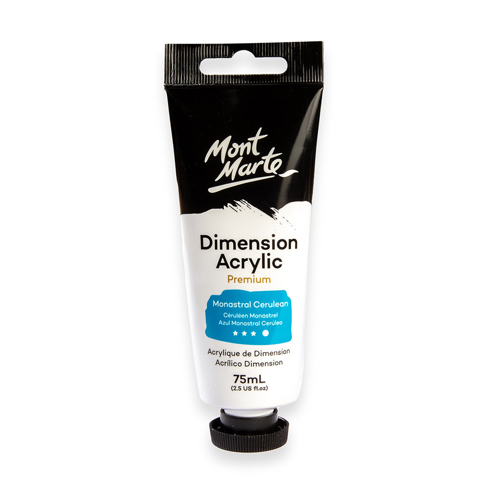 Dimension Acrylic Premium 75ml (2.5 US fl.oz) Tube - Monastral Cerulea ...