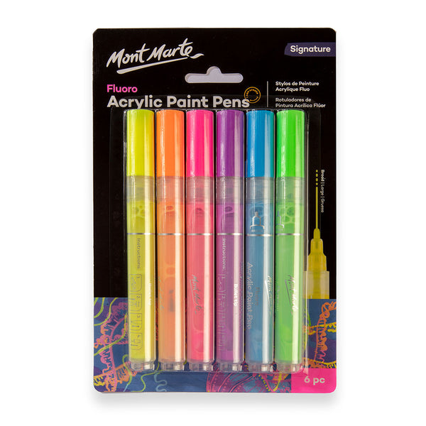 Acrylic Paint Pens Signature Fine Tip 12pc – Mont Marte Global