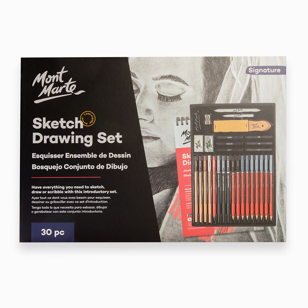 Drawing and Illustration Set Signature 52pc – Mont Marte Global