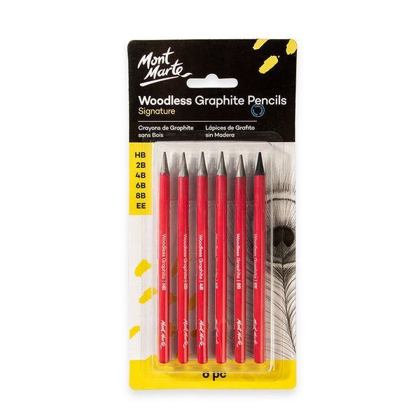 Woodless Graphite (EE grade) VS normal graphite (8B grade) pencil