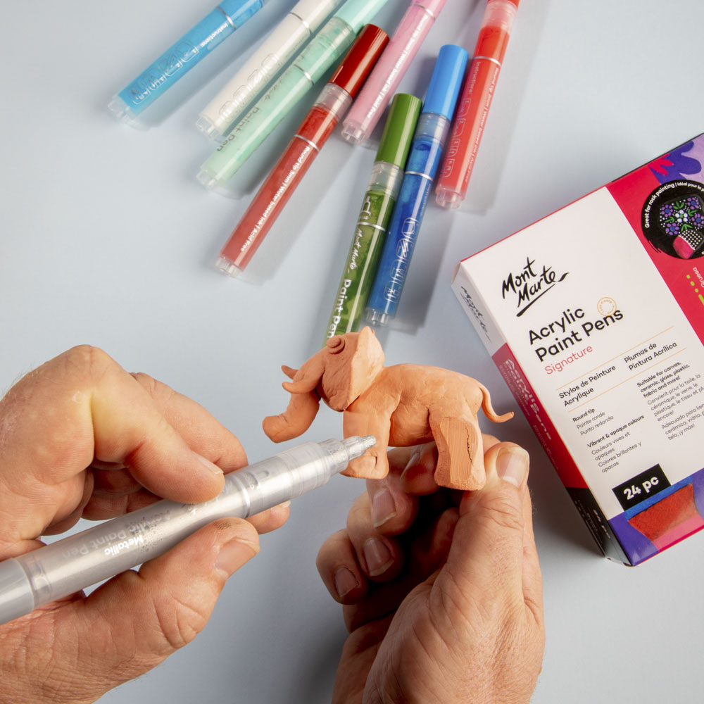 Acrylic Paint Pens Signature Fine Tip 12pc – Mont Marte Global