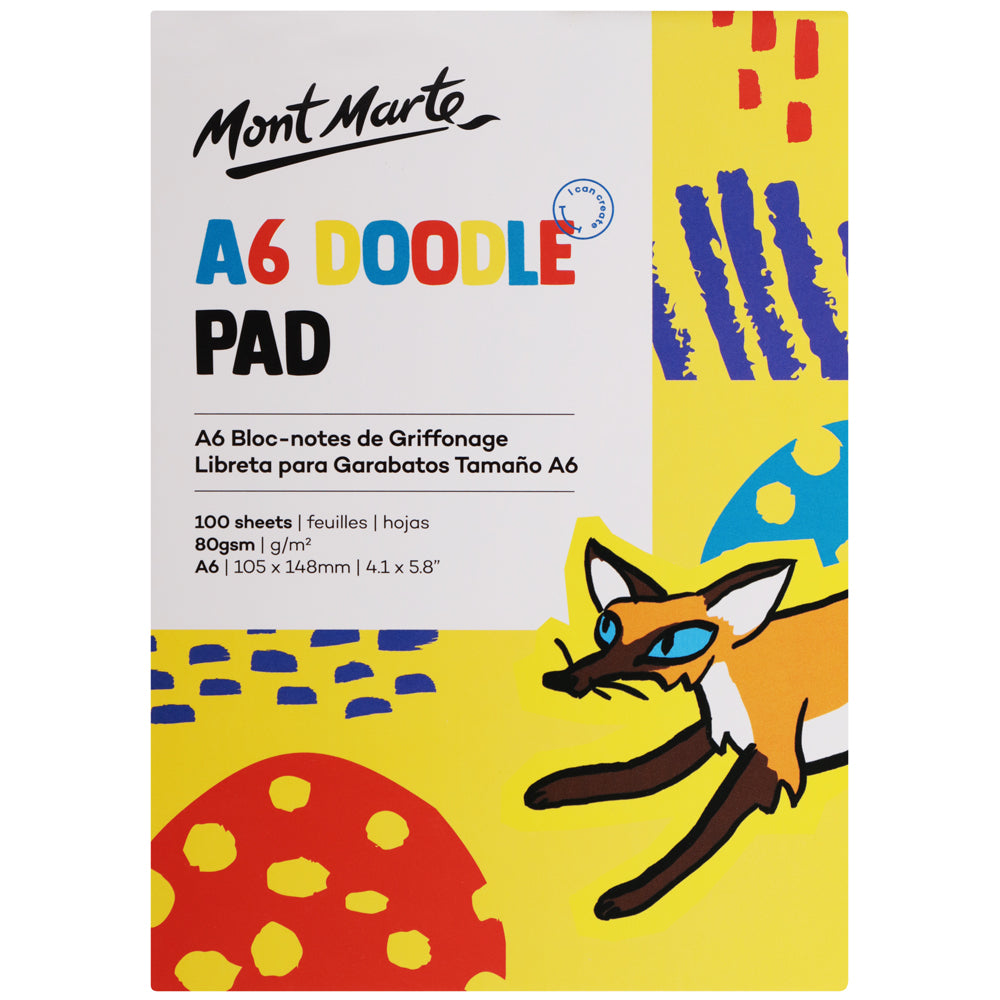 Mont Marte Doodle Pad A6 100 - Luminous Craft & Stuff