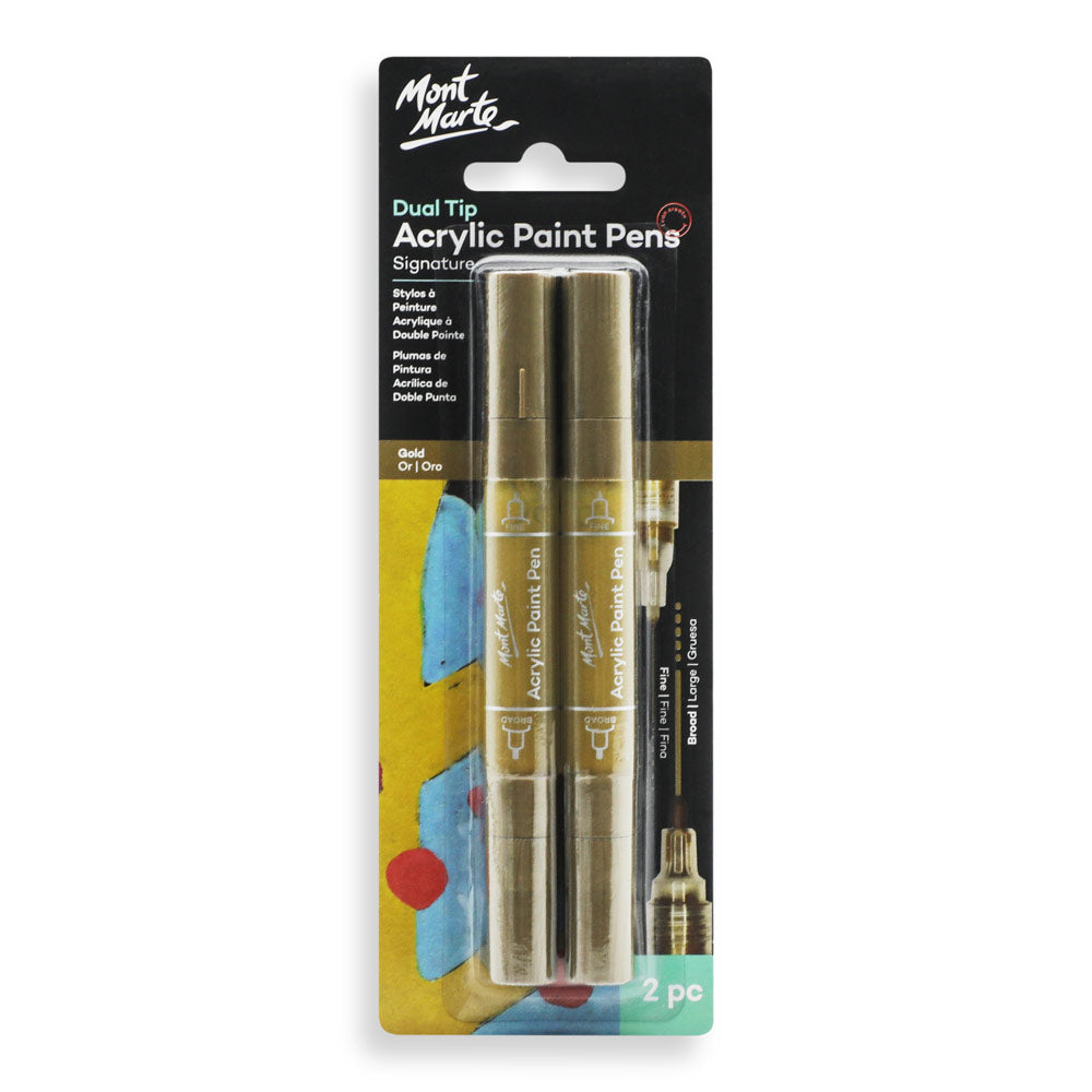 Mont Marte Signature Acrylic Paint Pens, Ideal for drawing on a range of  materials i