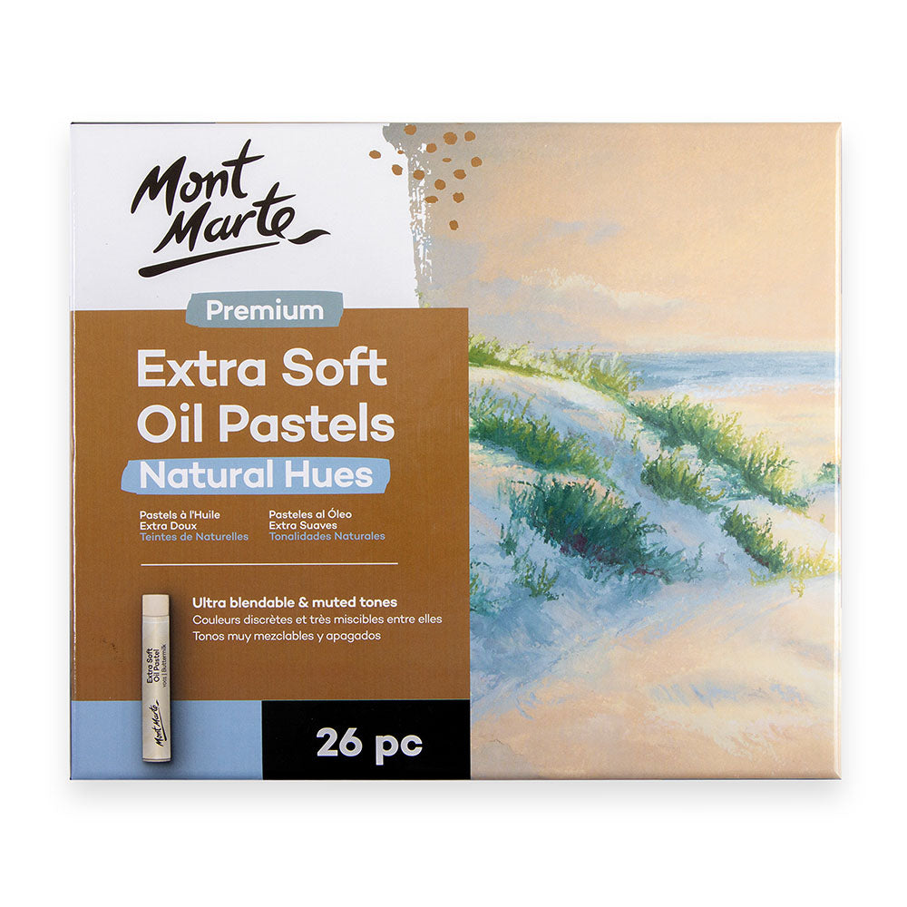  MONT MARTE Extra Soft Oil Pastels Vibrant Hues Premium 120pc,  Assorted Bright Colors, Vibrant, Buttery, Versatile Art Pastels for  Blending, Layering & Shading, Art, Craft, Coloring and Sketching : Arts