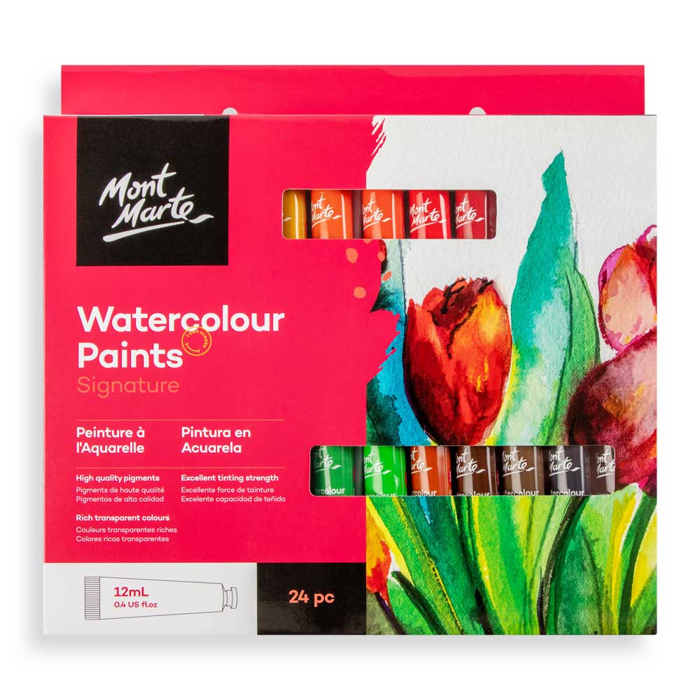 Mont Marte Watercolor Paints Premium 24 pc.