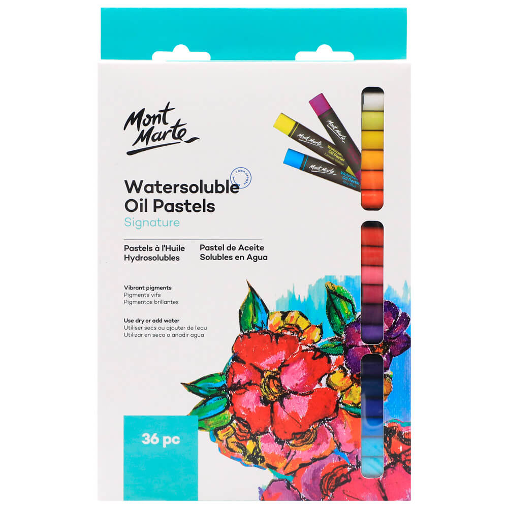 Watersoluble Oil Pastels Signature 36pc – Mont Marte Global