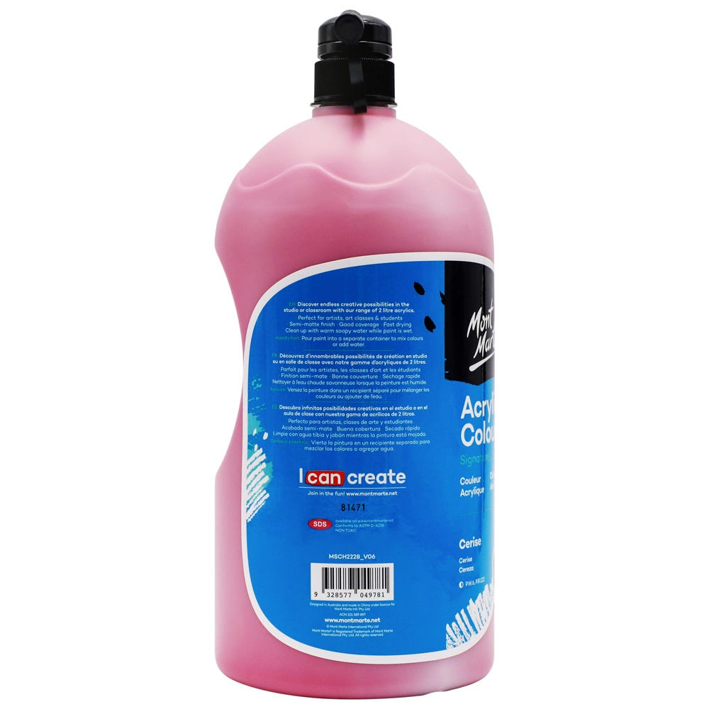 Acrylic Colour Paint Signature 2L (67.6 US fl.oz) Bottle