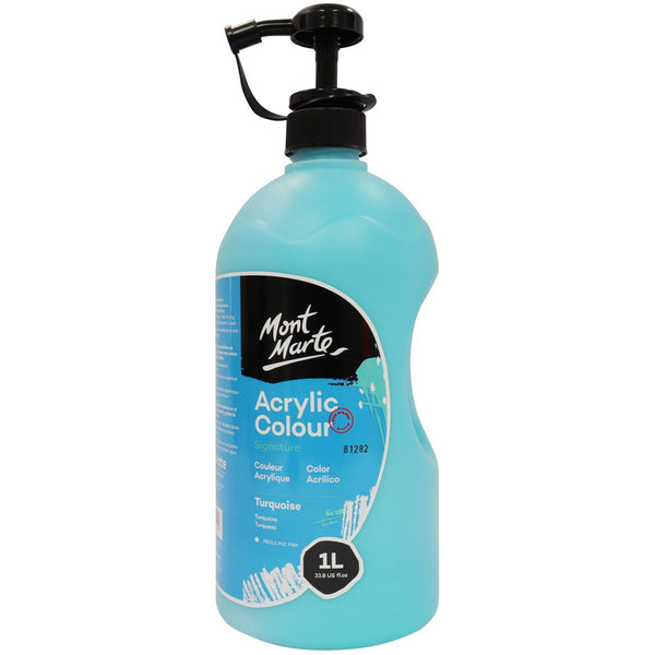 Fine Acrylic Colour - Turquoise Blue, 80ml