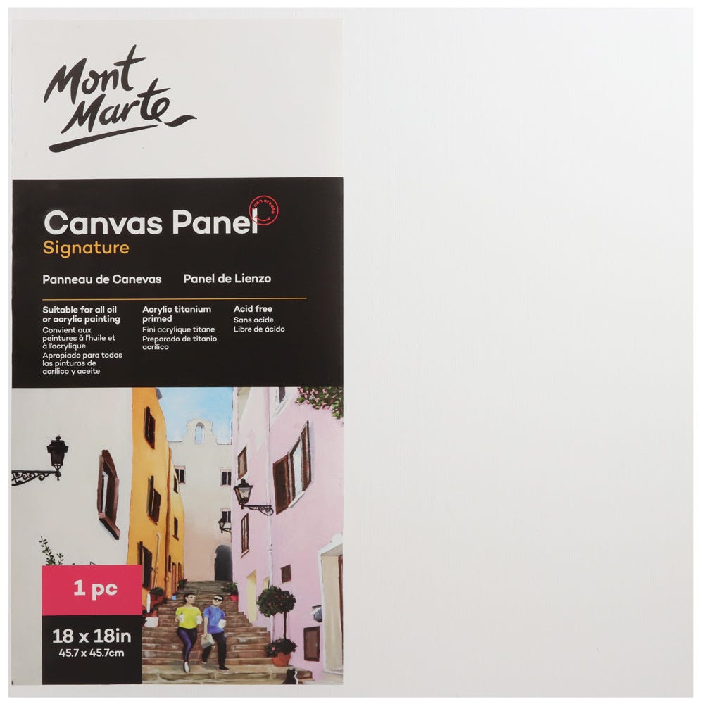 Canvas Panel Signature 1pc 30.5 x 40.6cm (12 x 16in) – Mont Marte Global