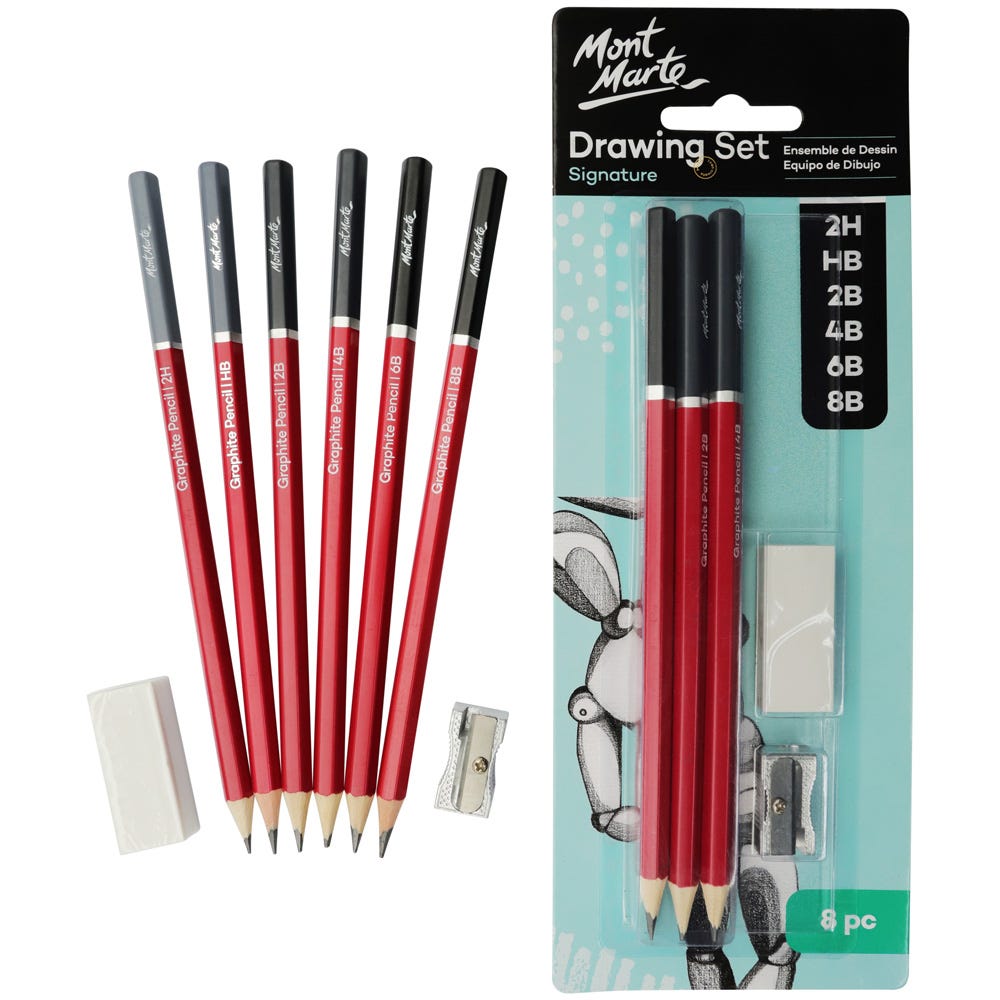 Sketching Pencils Signature 10pc – Mont Marte Global