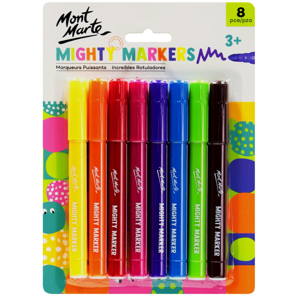 Mighty Markers 8pc – Mont Marte Global