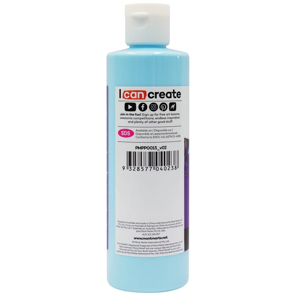 Pouring Acrylic Paint Premium 240ml (8.12 US fl.oz) - Ultramarine Blue –  Mont Marte Global