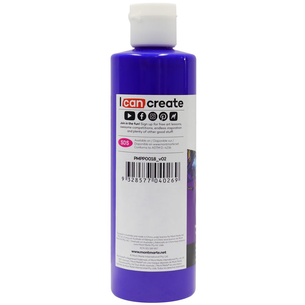 Pouring Acrylic Paint Premium 240ml (8.12 US fl.oz) - Ultramarine