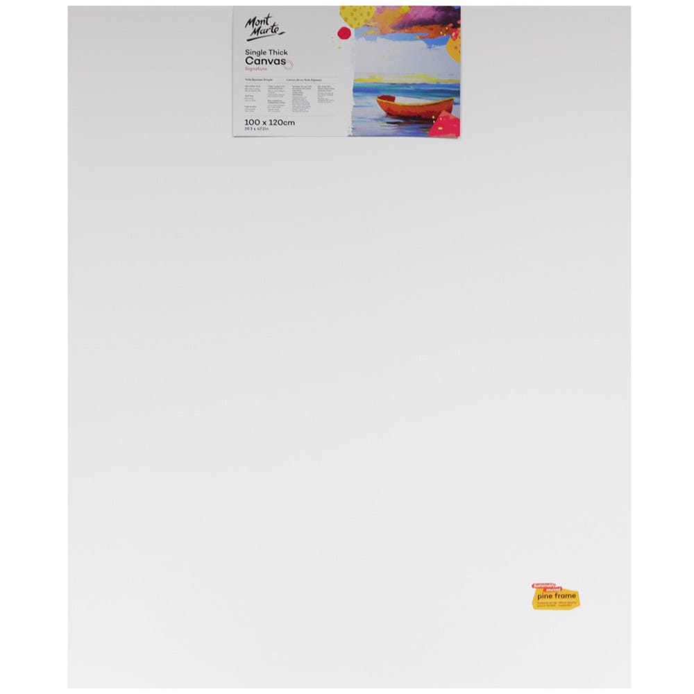 Single Thick Canvas Signature 40 x 120cm 15.8 x 47.2in Mont