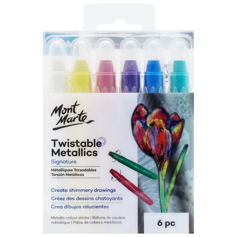 Metallic Dual Tip Dot Markers Signature 6pc – Mont Marte Global