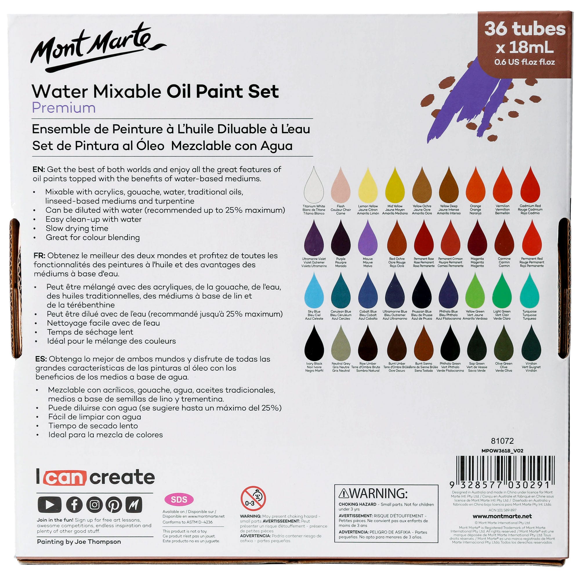 Acrylic Colour Paint Signature 100ml (3.4 US fl.oz) Tube